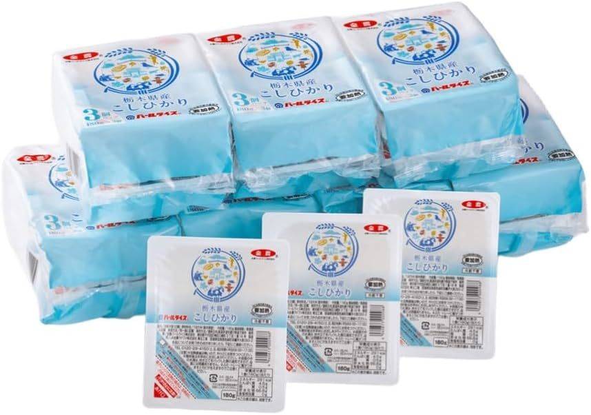 パールライス パックご飯 栃木県産コシヒカリ 180g×24個