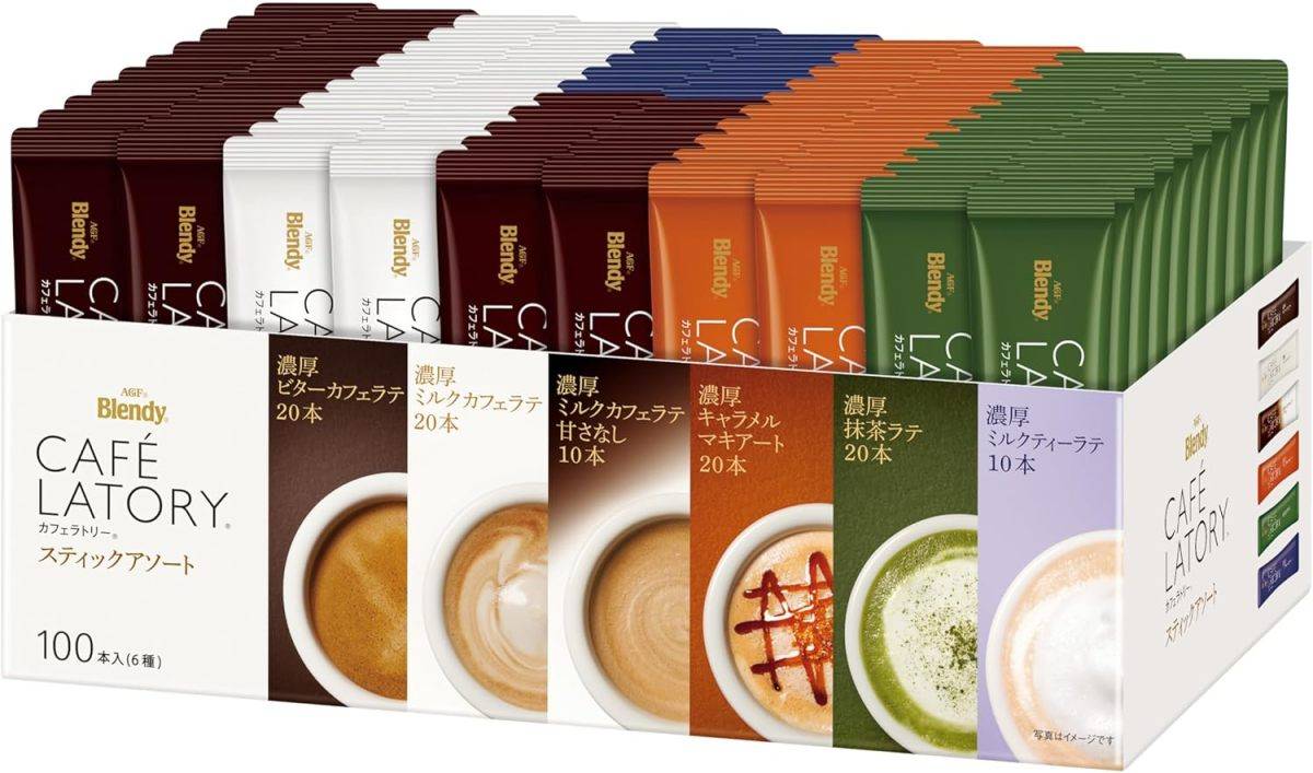 AGF ブレンディ カフェラトリー スティック アソート 100本