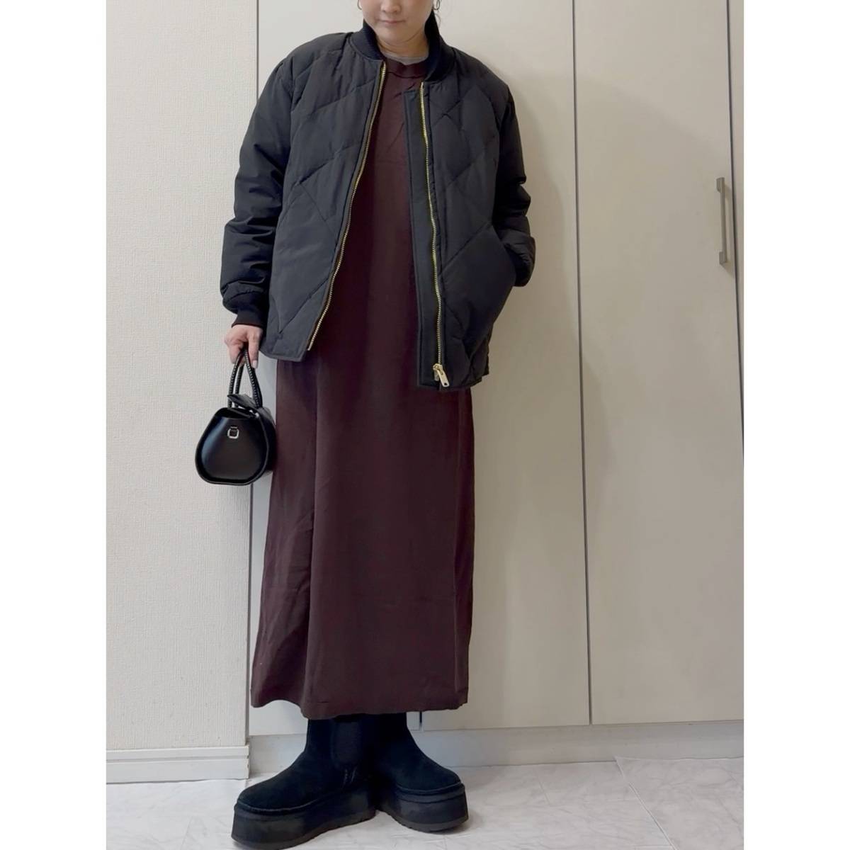 ブルゾンを羽織る♪