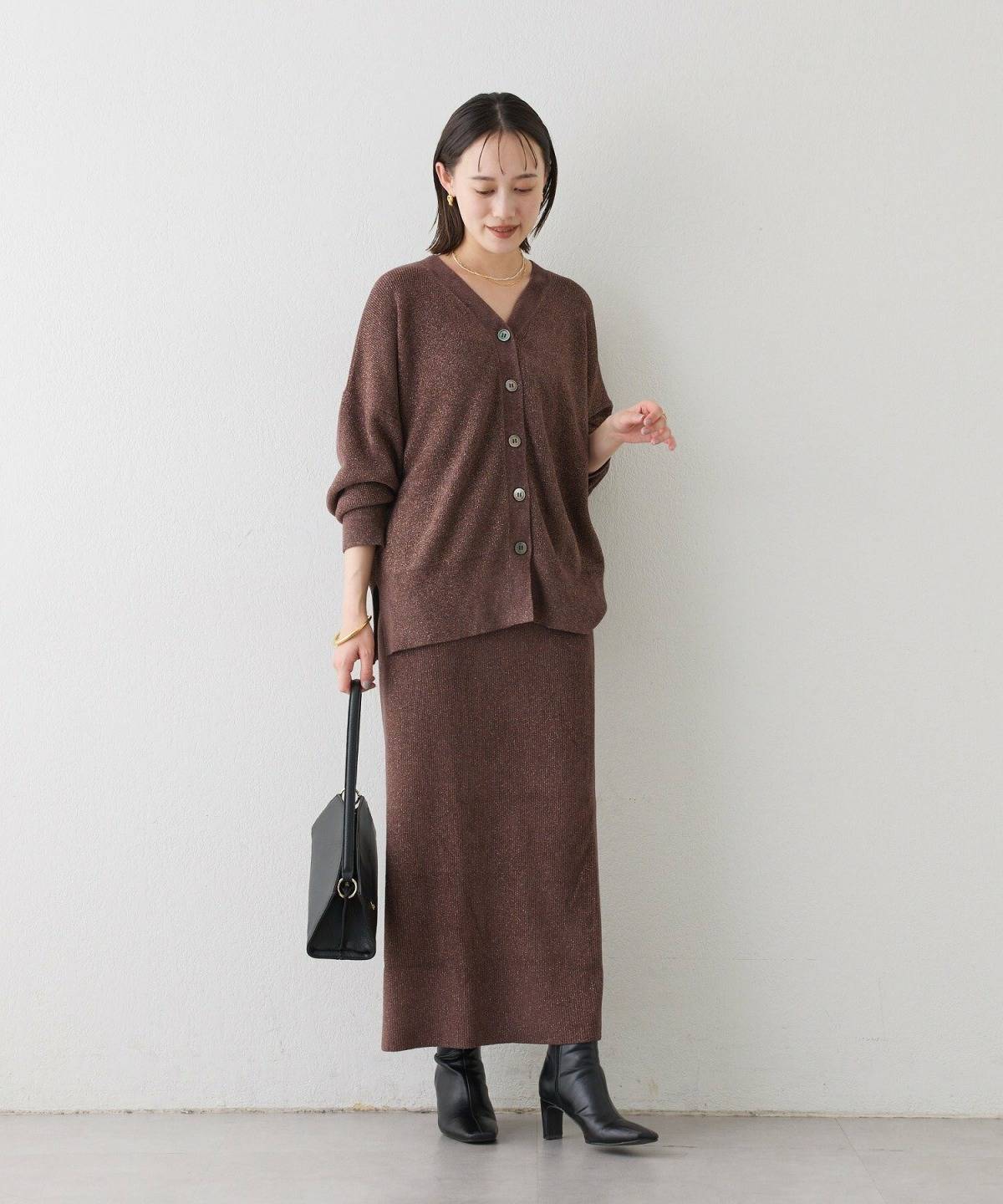 3月の大阪スカートコーデ セットアップ