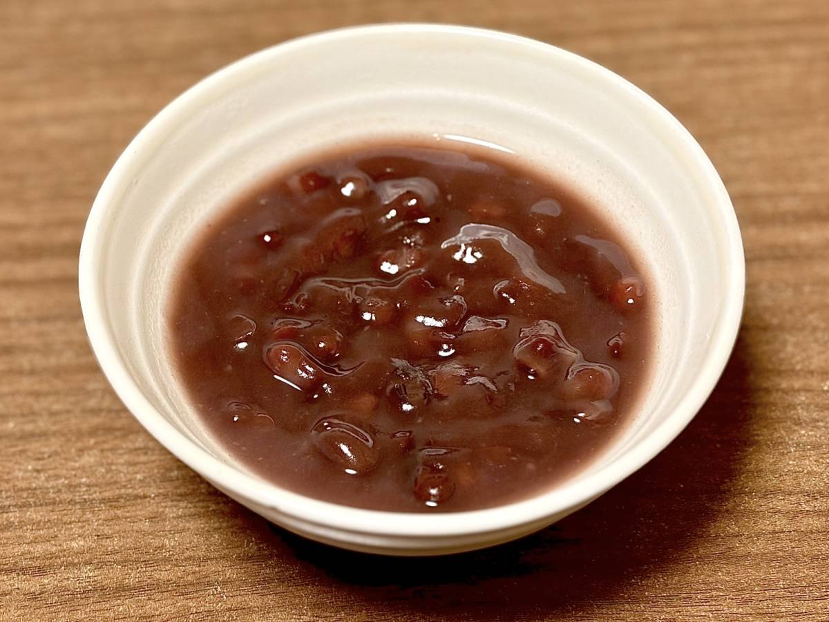 北海道産の小豆を使ったぜんざい♡