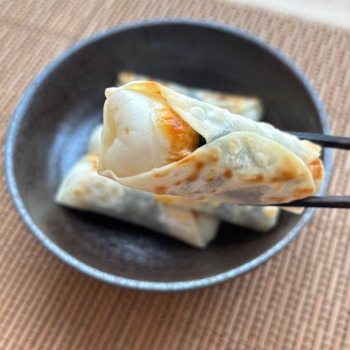 モランボン公式の「ちくわとのりのコロコロ餃子」のレシピ