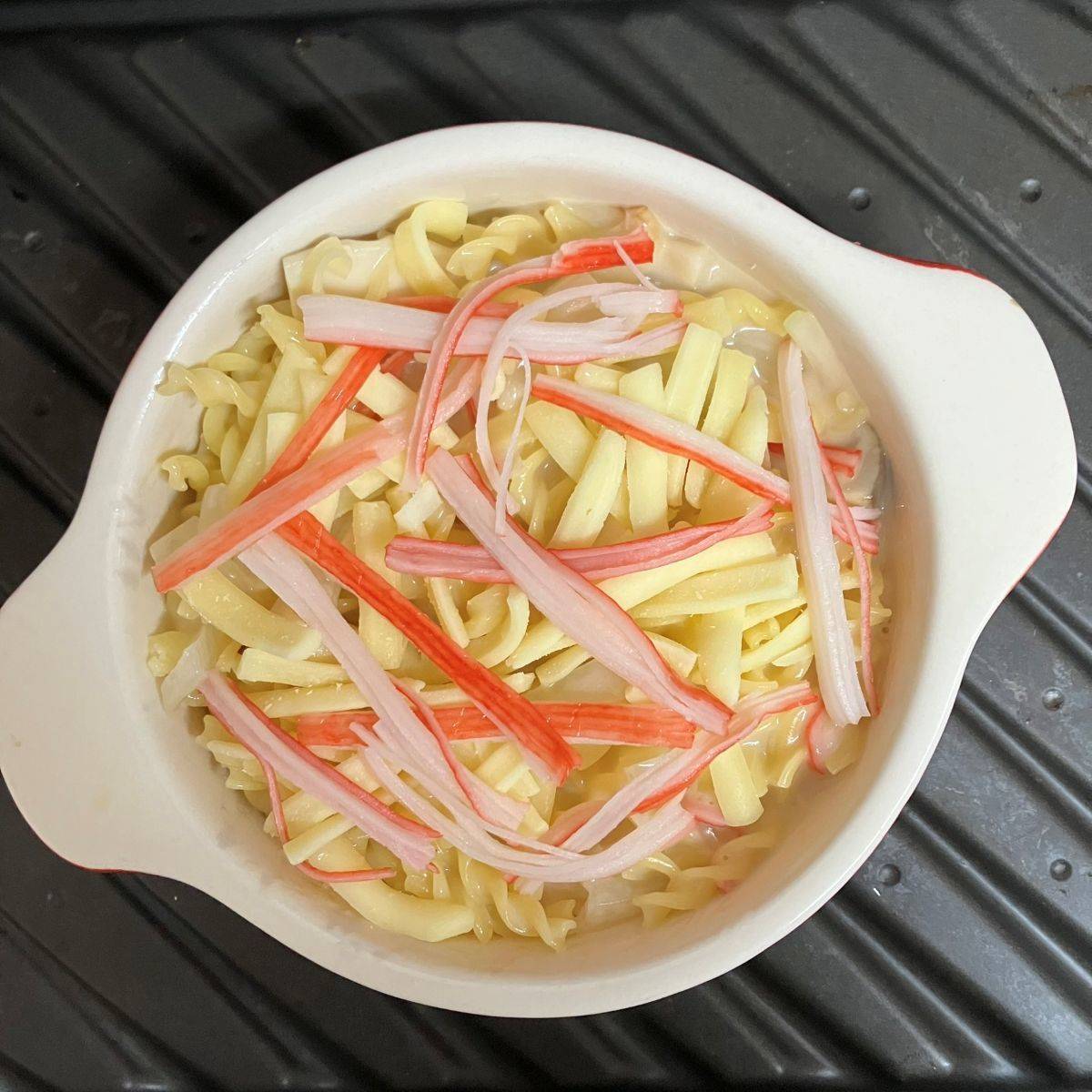 いちまさ公式の「ピュアふぶきグラタン」のレシピ