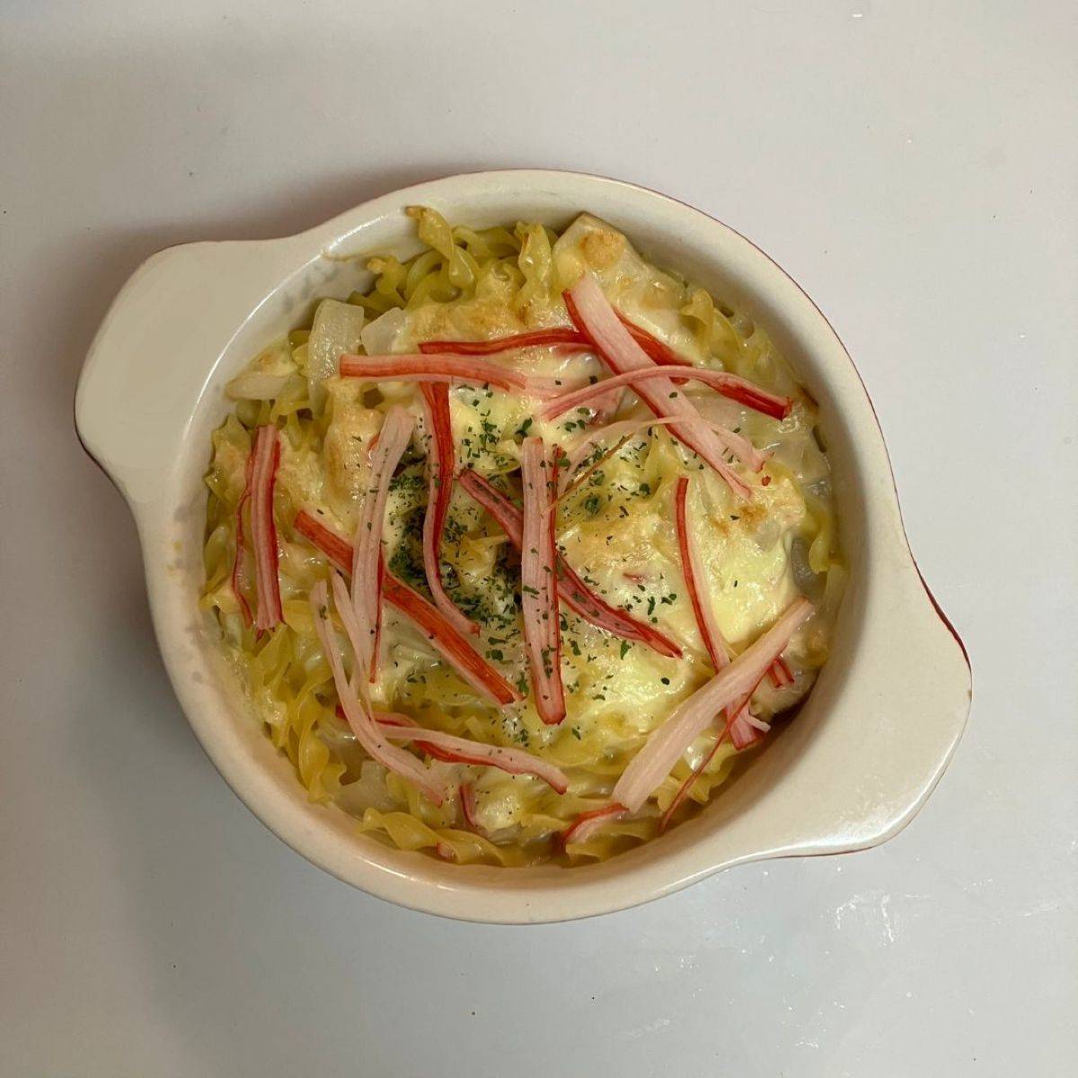 いちまさ公式の「ピュアふぶきグラタン」のレシピ