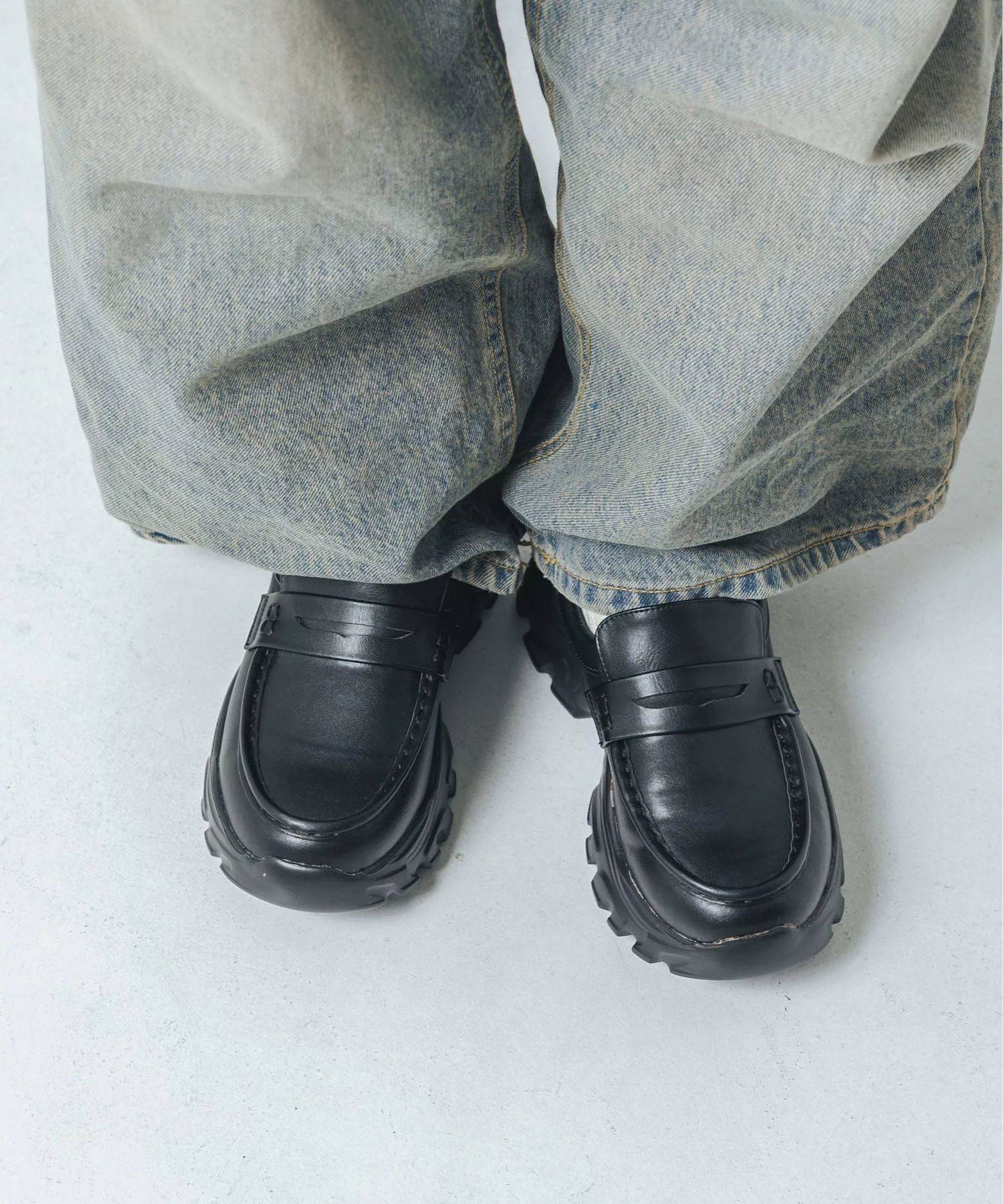 EVOL スニーカーソールローファ