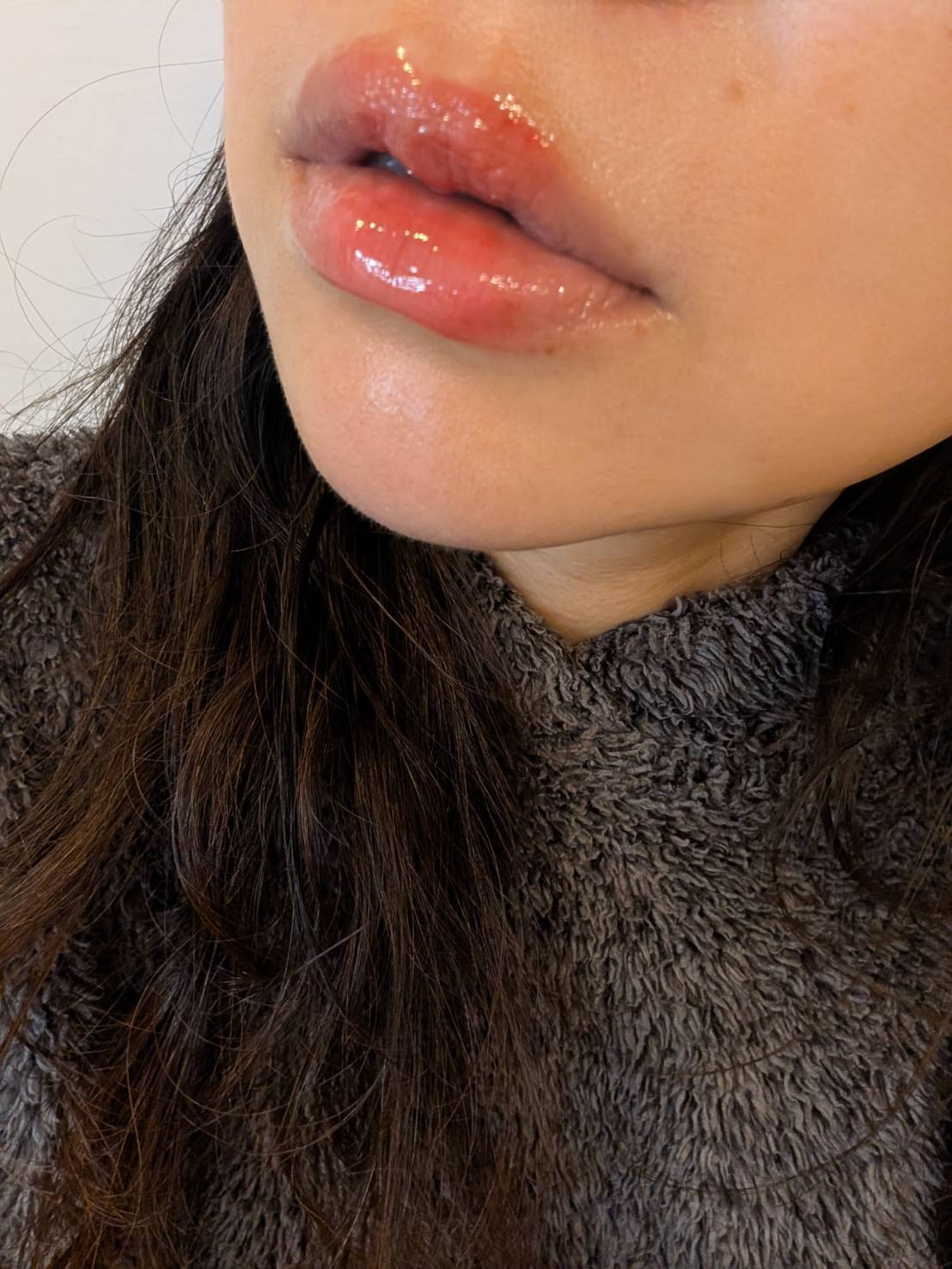 LANEIGE(ラネージュ) グレイズ ティントリップセラムを塗ったところ