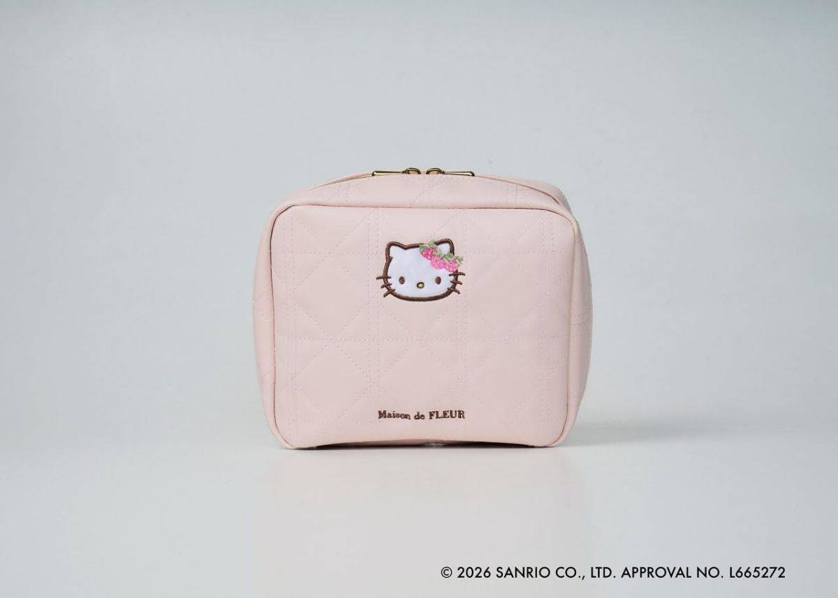 Maison de FLEUR×HELLO KITTY いちご宝物ケースBOOK PINK