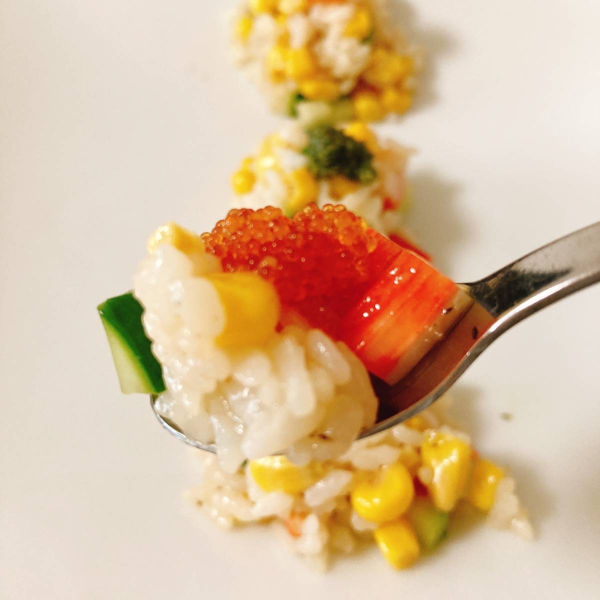 いちまさ公式の「サラダスティックのライスサラダ」のレシピ