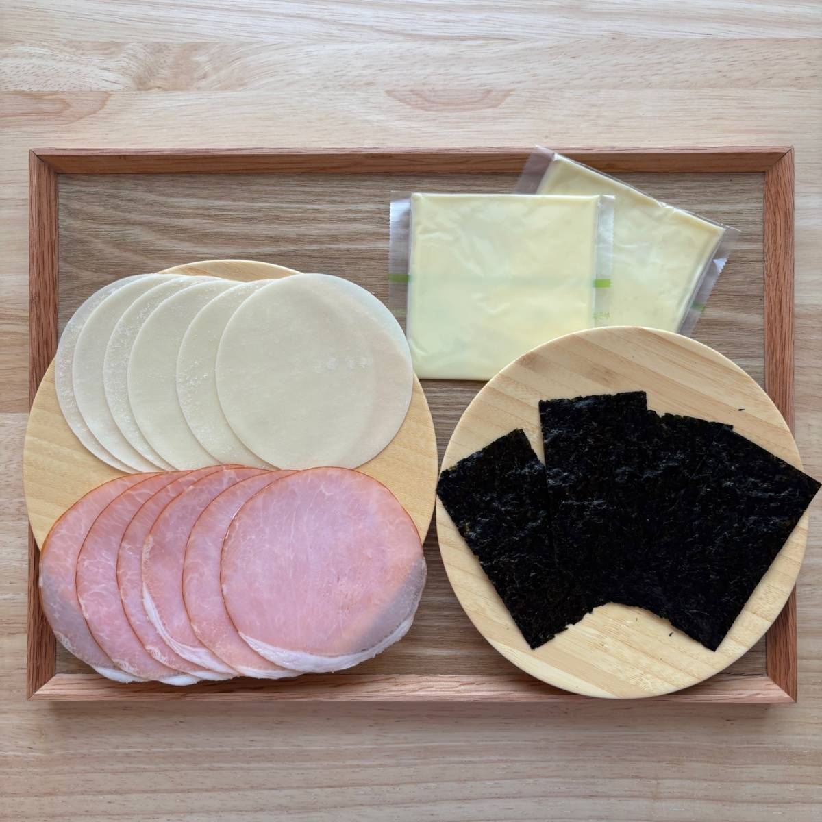 モランボン公式の「薔薇のハムとチーズロール」のレシピ