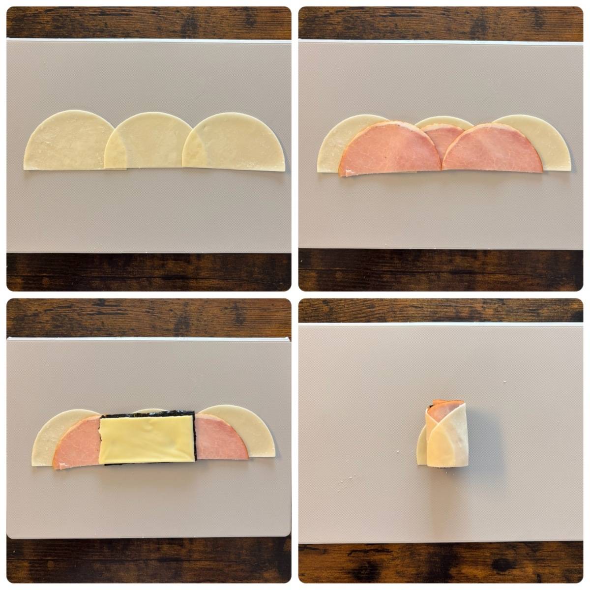 モランボン公式の「薔薇のハムとチーズロール」のレシピ