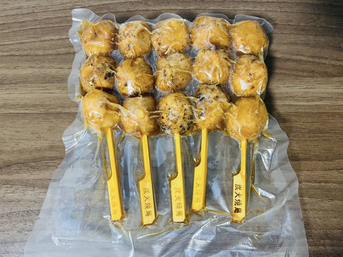 大きなつくね串が5本入りだよ♪