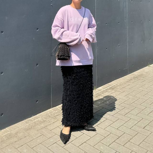 カラースウェットを主役にする♡