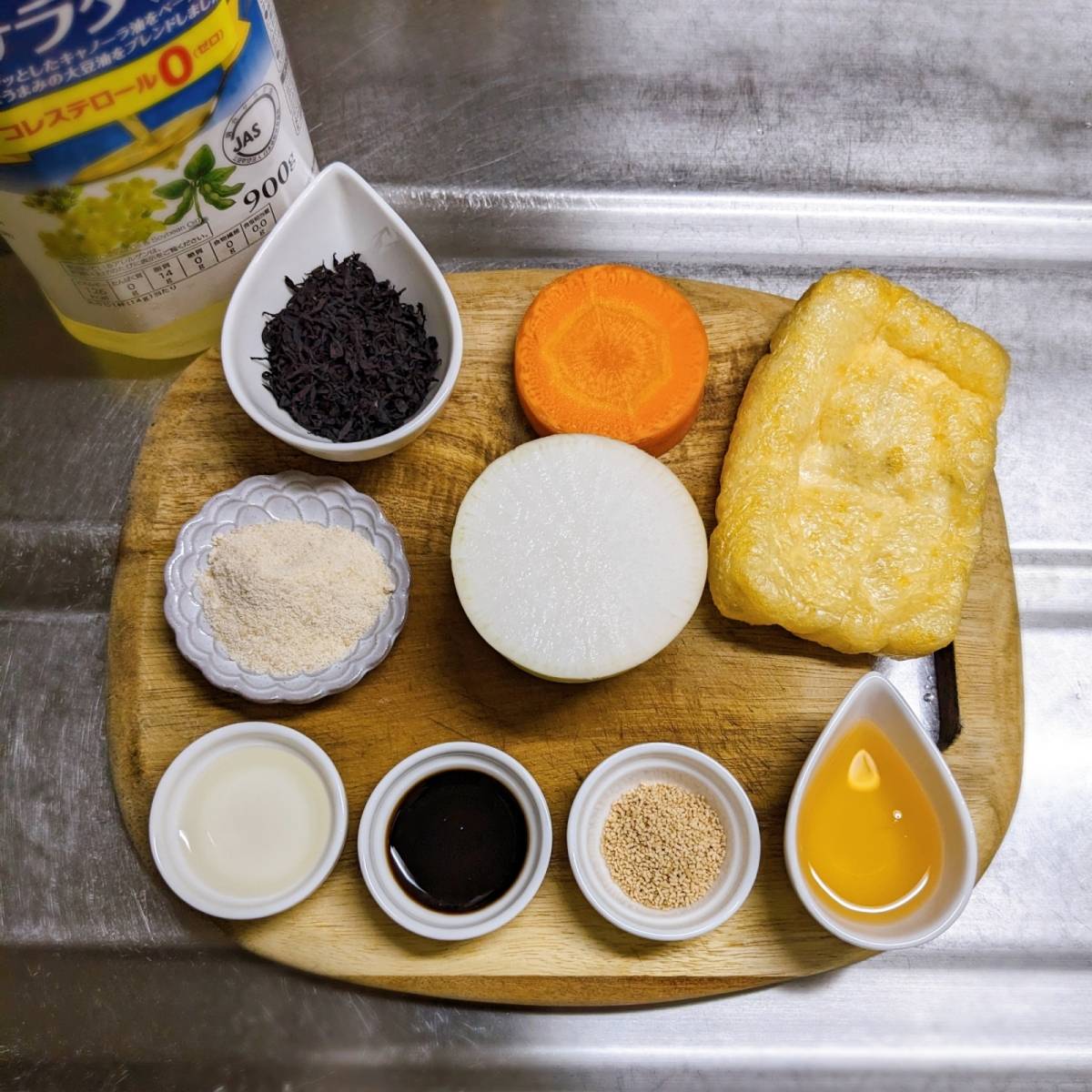 JAグループ公式の「大根とひじき油揚げのきんぴら風」のレシピ