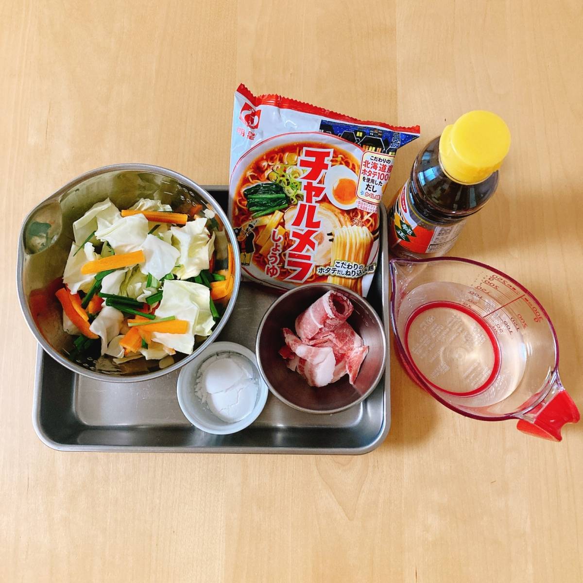 チャルメラ公式の「5分で作れる五目あんかけかた焼きそば」のレシピ