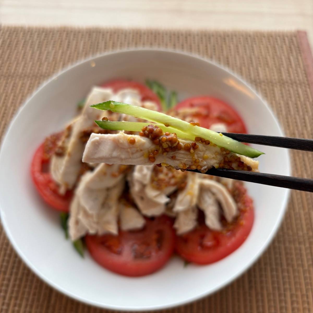 ヤマキ公式の「ハニーマスタード棒棒鶏」のレシピ