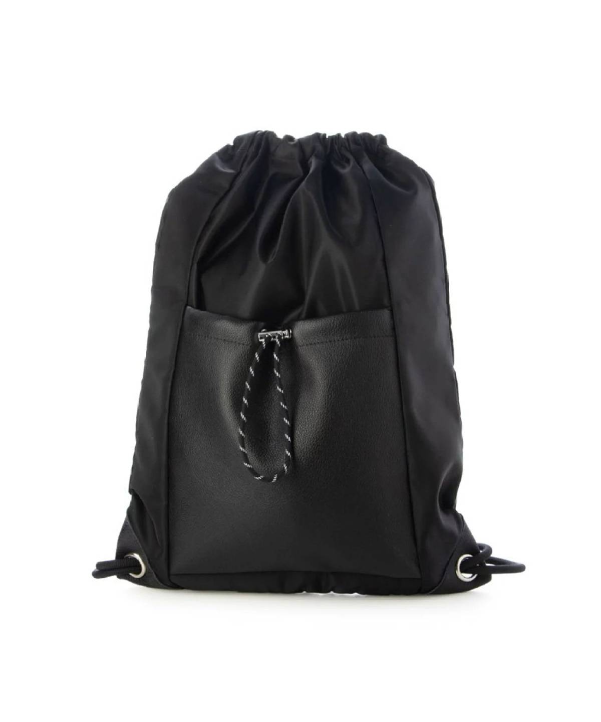 perche ナイロン牛革ドローコード2wayナップサック