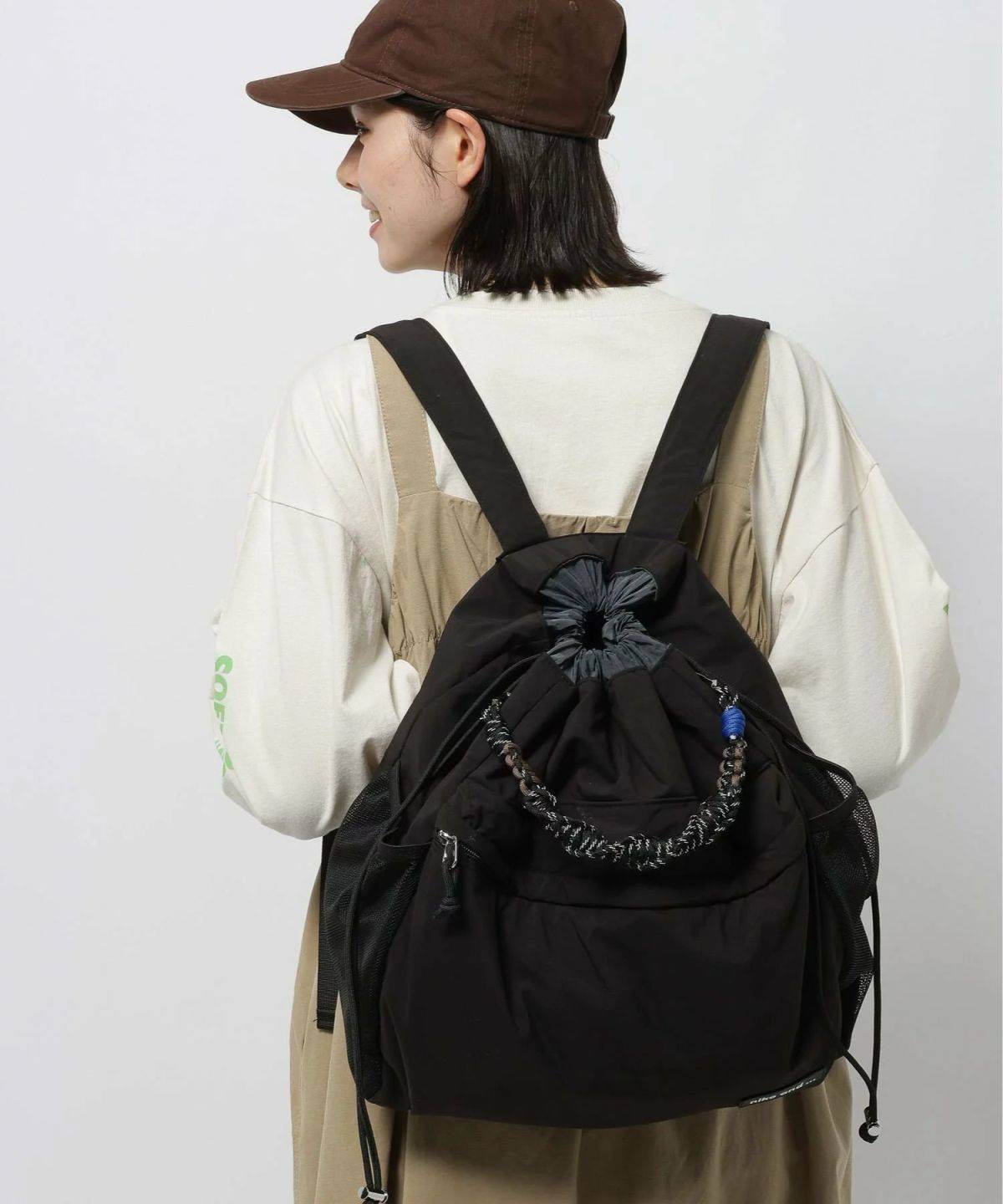 niko and ... オリジナル編みハンドルナップサック