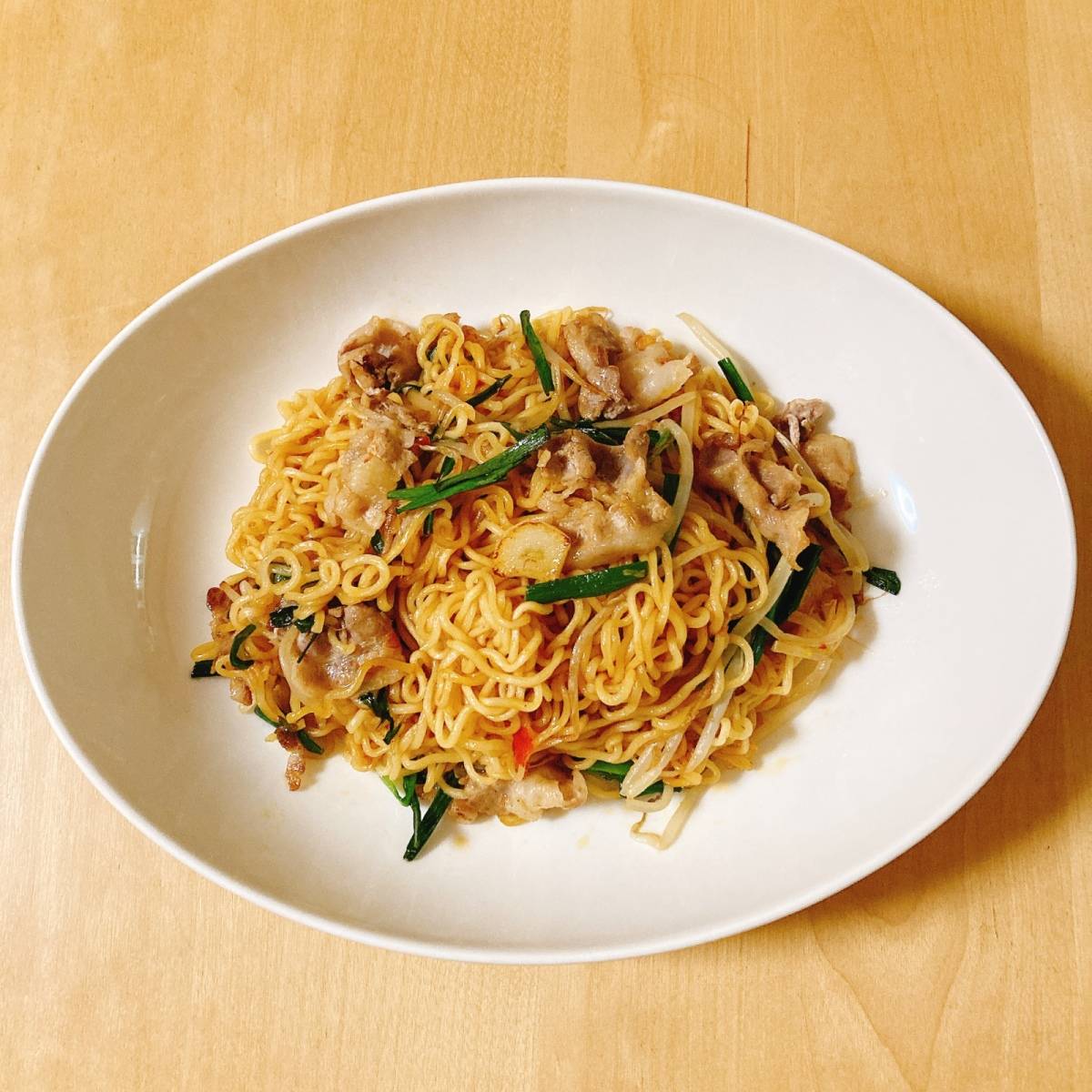 サッポロ一番公式の「パッタイ風みそ焼きそば」のレシピ