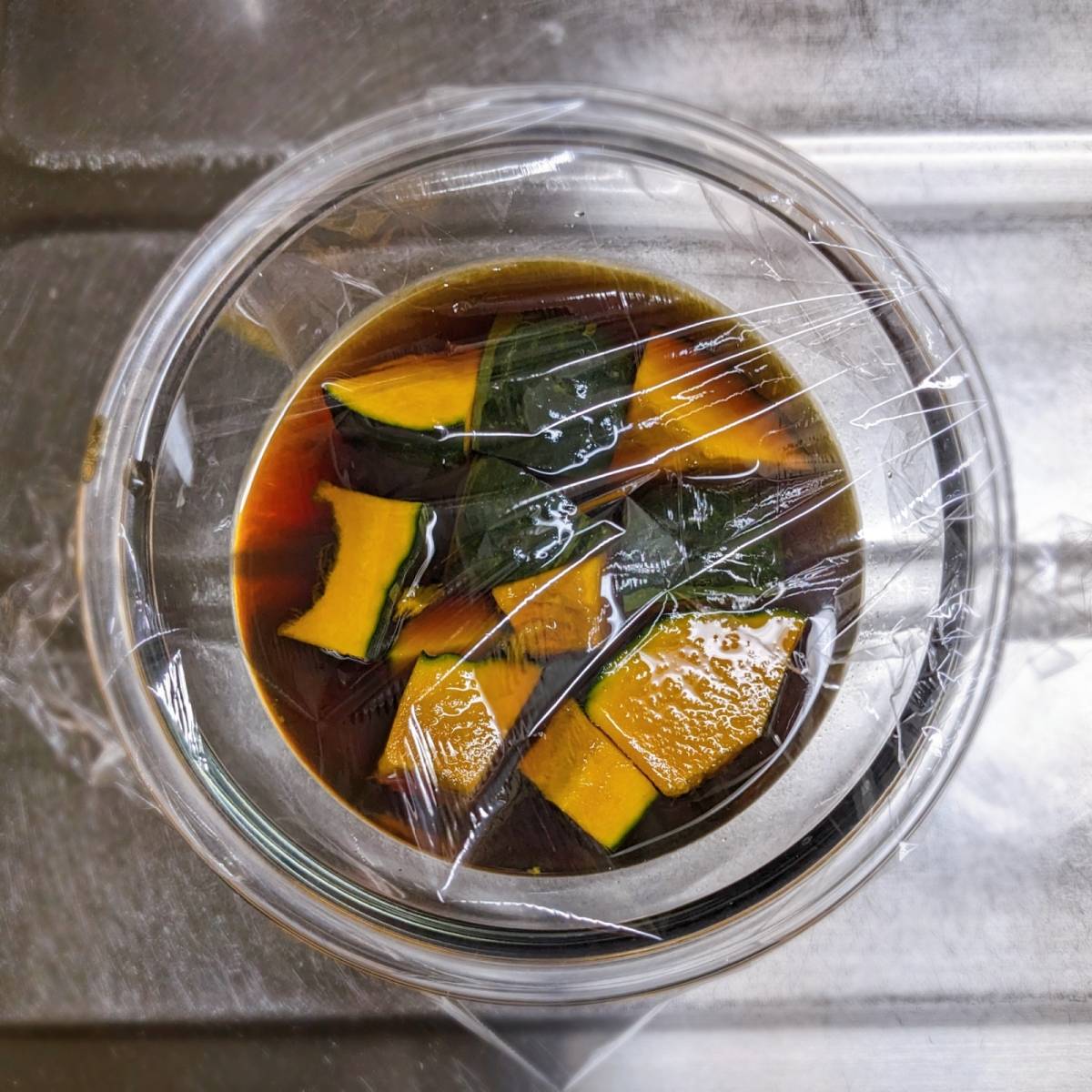 JAグループ公式の「レンチンで♪かぼちゃの甘辛煮もの」のレシピ