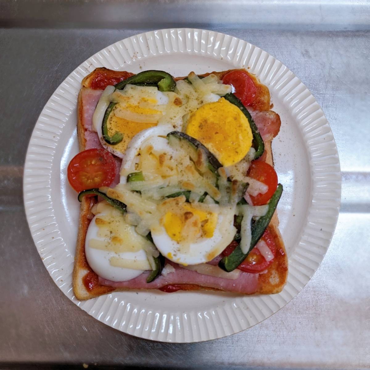 フジパン公式の「ピザトースト」のレシピ