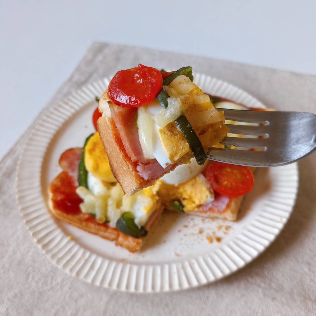 フジパン公式の「ピザトースト」のレシピ