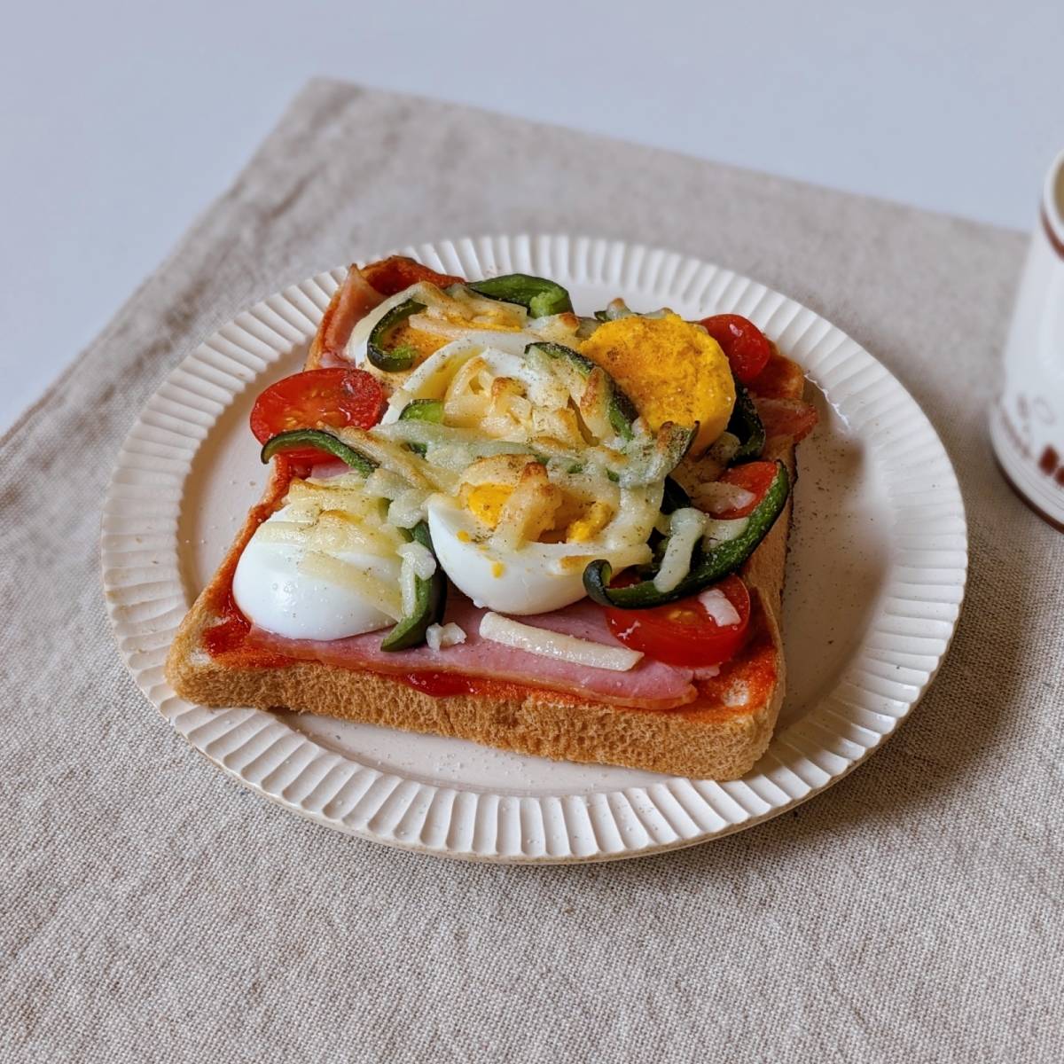 フジパン公式の「ピザトースト」のレシピ