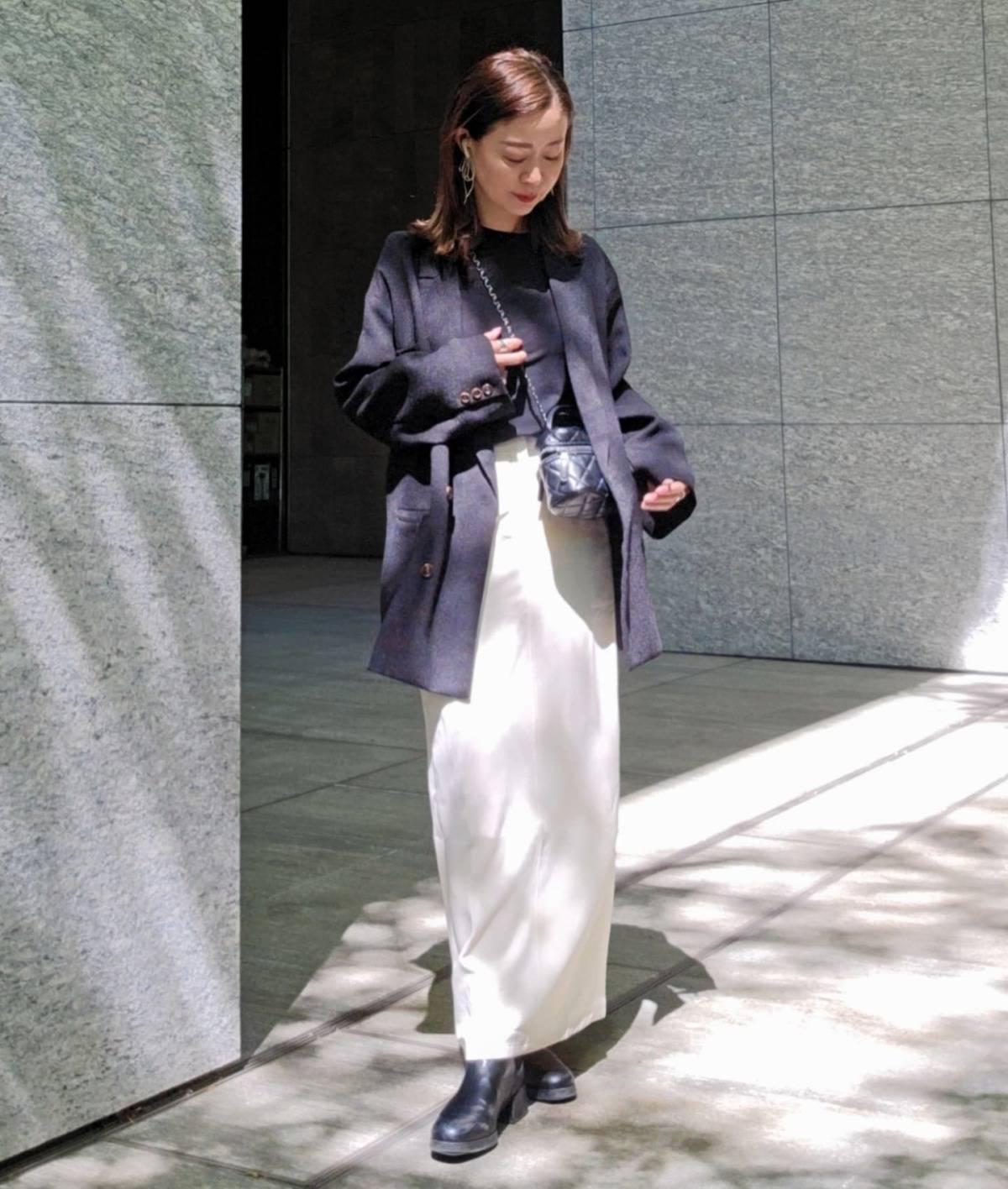 オーバーサイズのジャケットを羽織る！