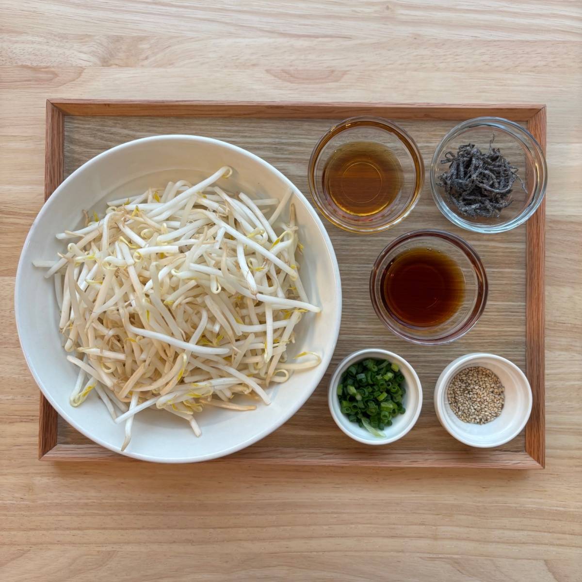 ヤマキ公式の「和風もやしナムル」のレシピ