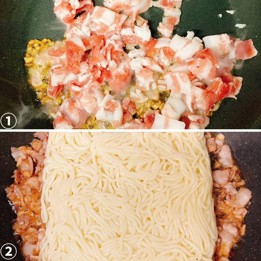 マルちゃん公式の「台湾まぜ焼そば」のレシピ