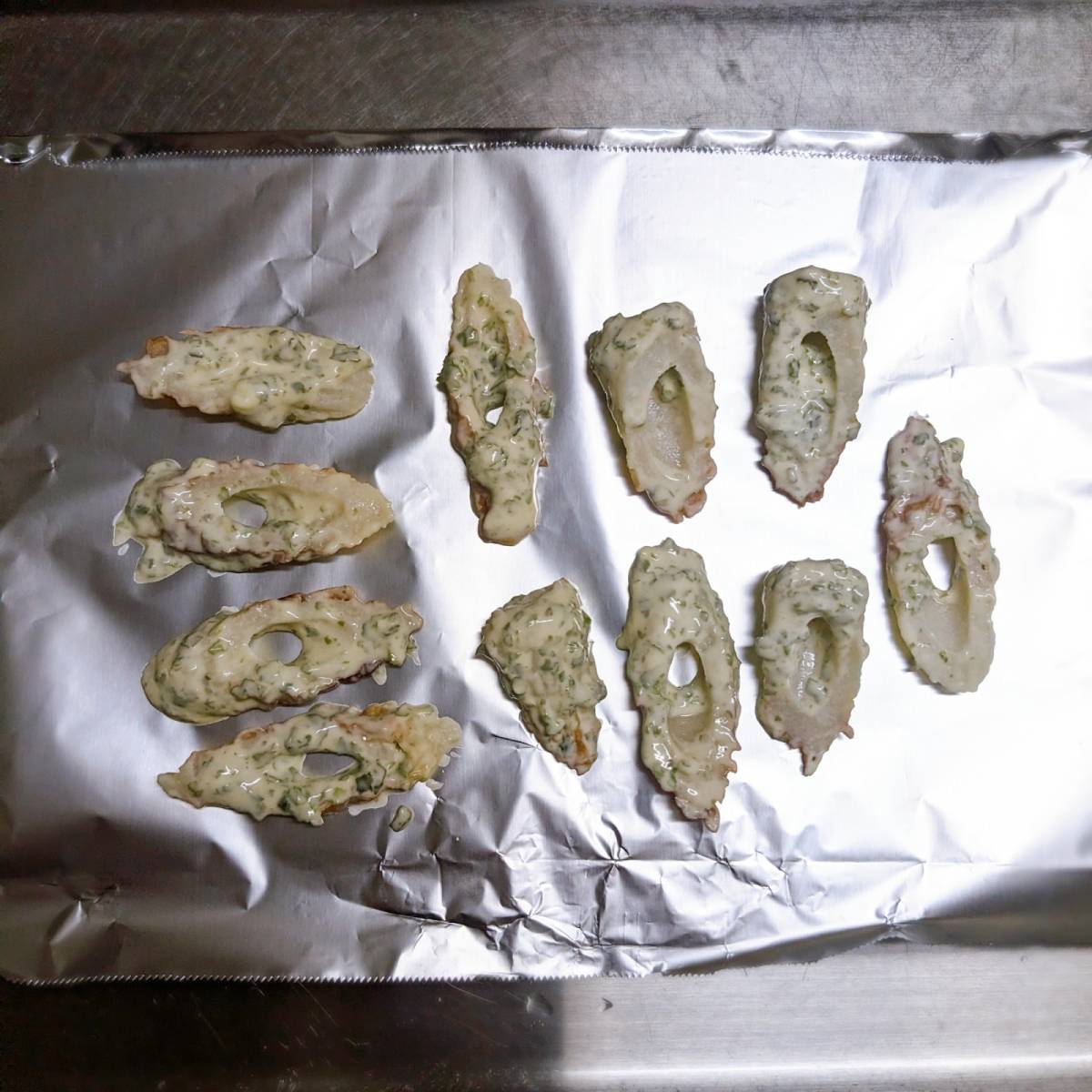 ニッスイ公式の「活ちくわの揚げない磯辺揚げ風」のレシピ