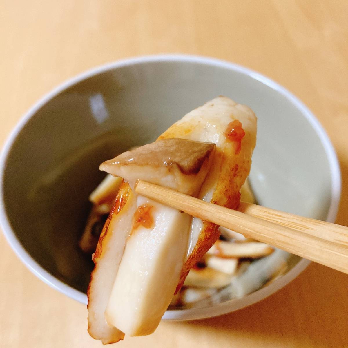 紀文公式の「ちくわときのこのさっぱり梅炒めのレシピ」のレシピ