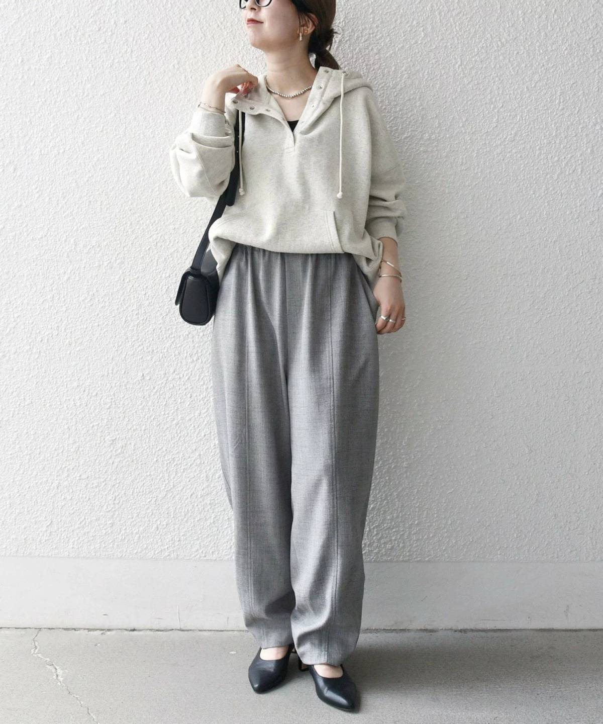 SHIPS any:<洗濯機可能>USAコットン 裏起毛 フーディー ルーズ プルオーバー