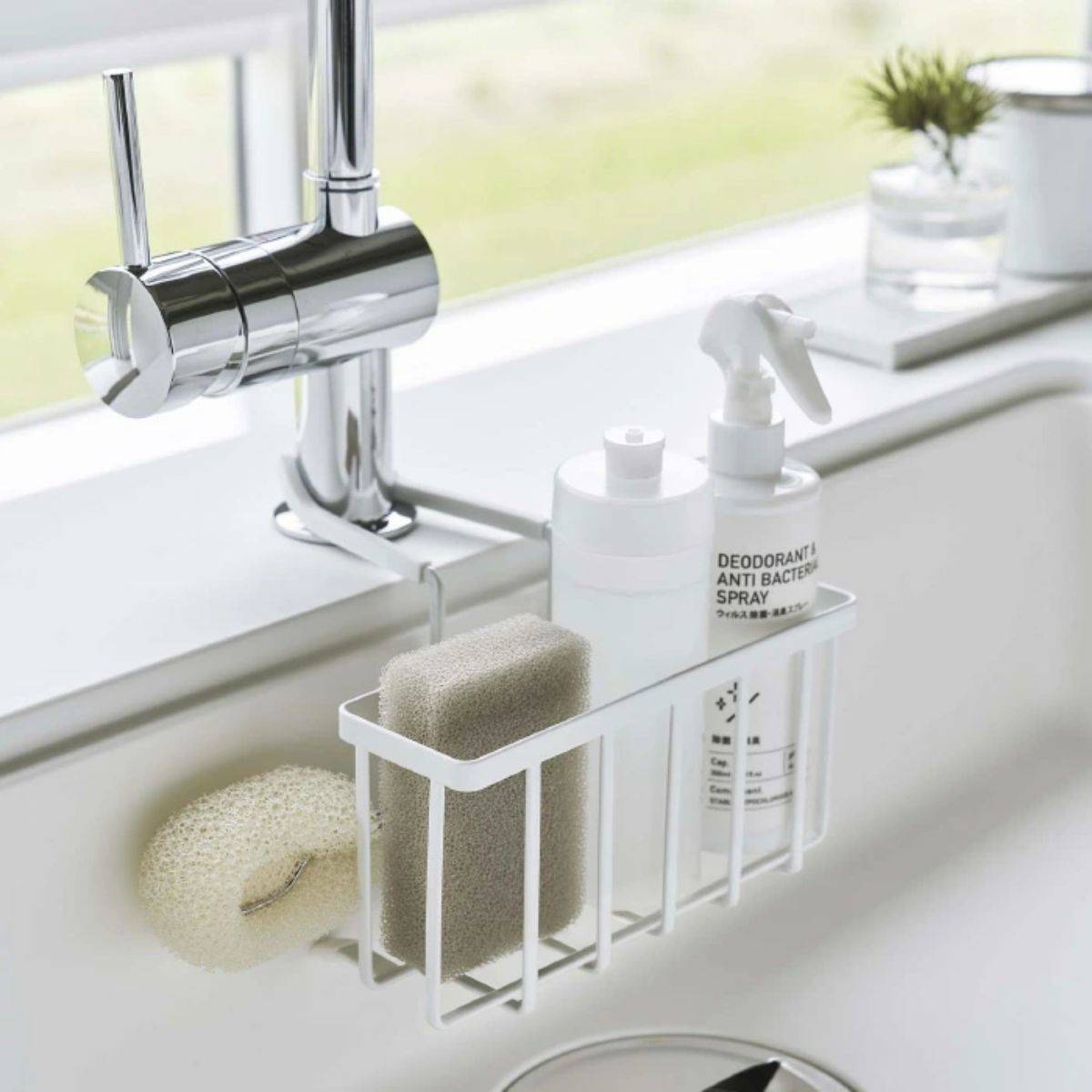 山崎実業 tower 蛇口にかける収納ホルダー