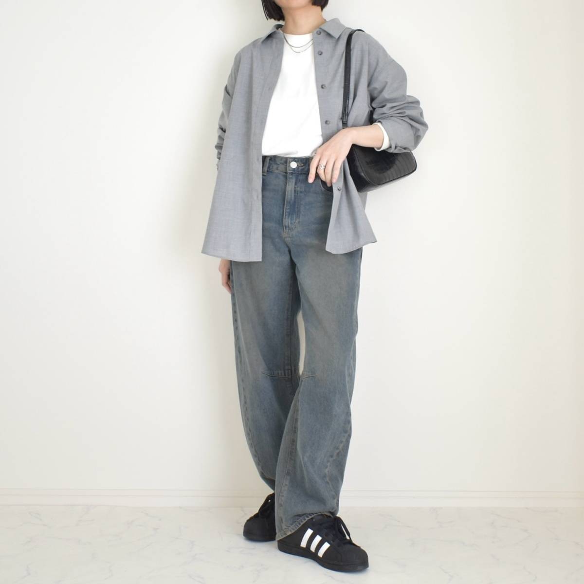 Tシャツの上に羽織る♪