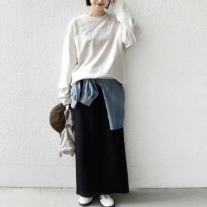 楽ちんなのに手抜き感なし♪ベージュのスウェットコーデ12選〜春編〜