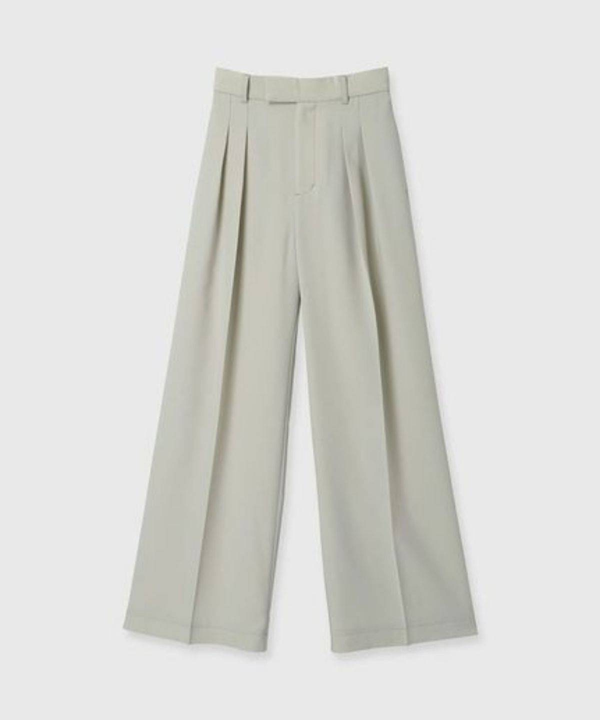 ánuans【XSサイズあり】ツータックワイドパンツ/マシンウォッシャブル