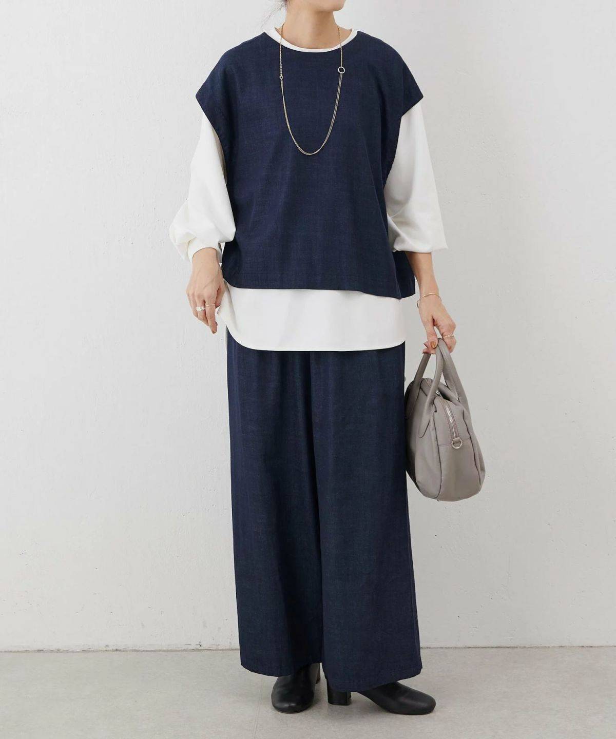 BEARDSLEY マルチウエストリブパンツ