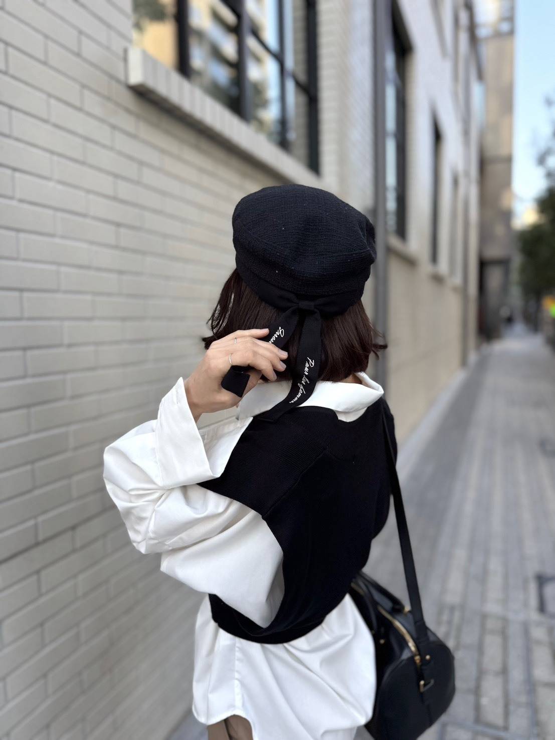 キャスケットコーデ