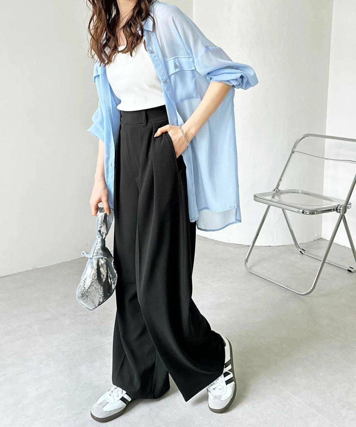 GeeRA インタックスラックスワイドパンツ