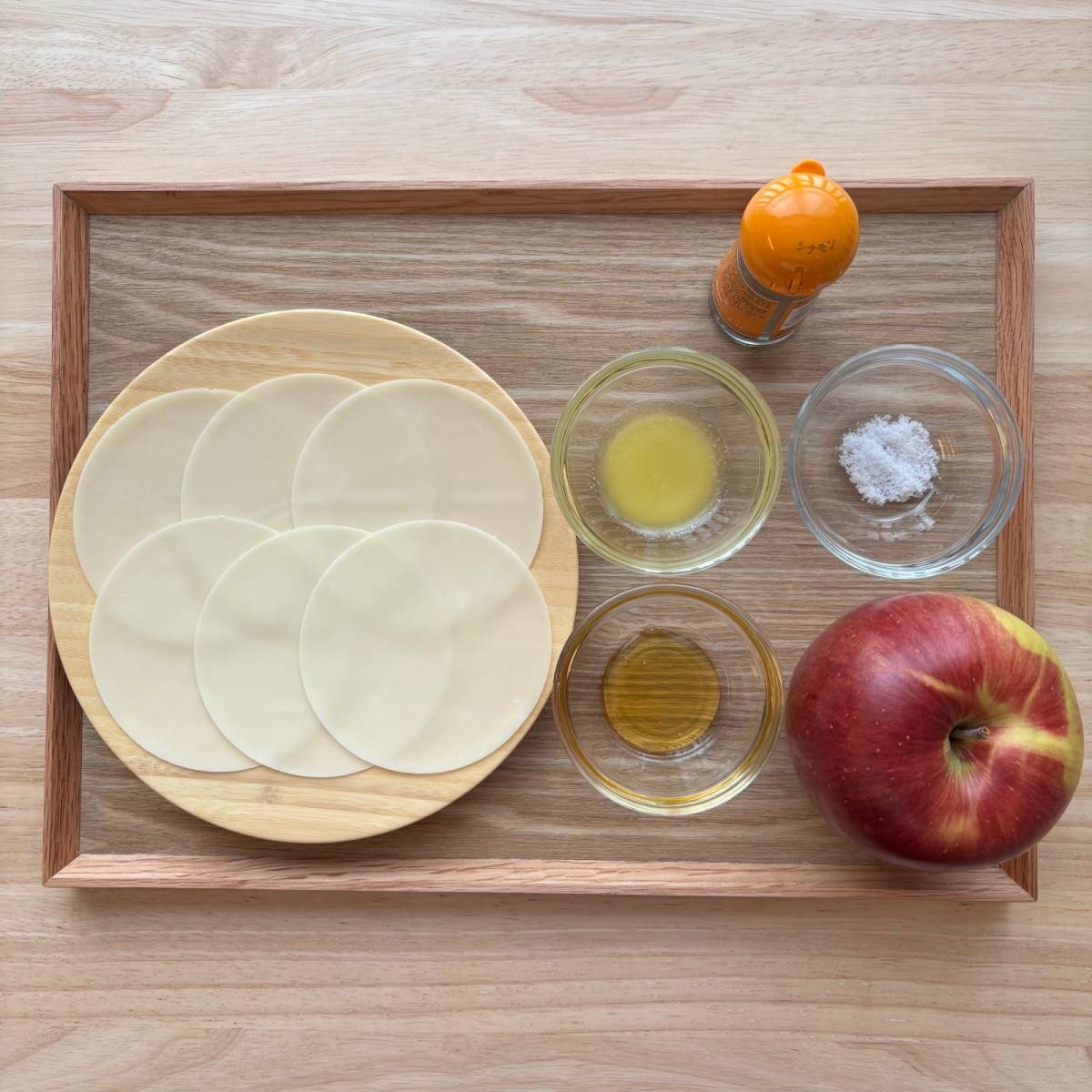 モランボン公式の「皮いいりんご」のレシピ