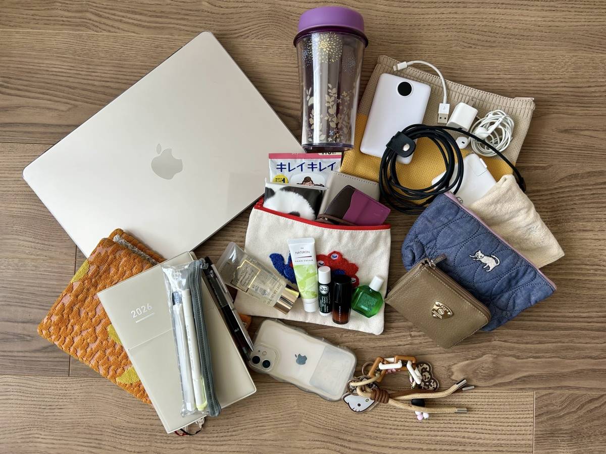 働くママの持ち物