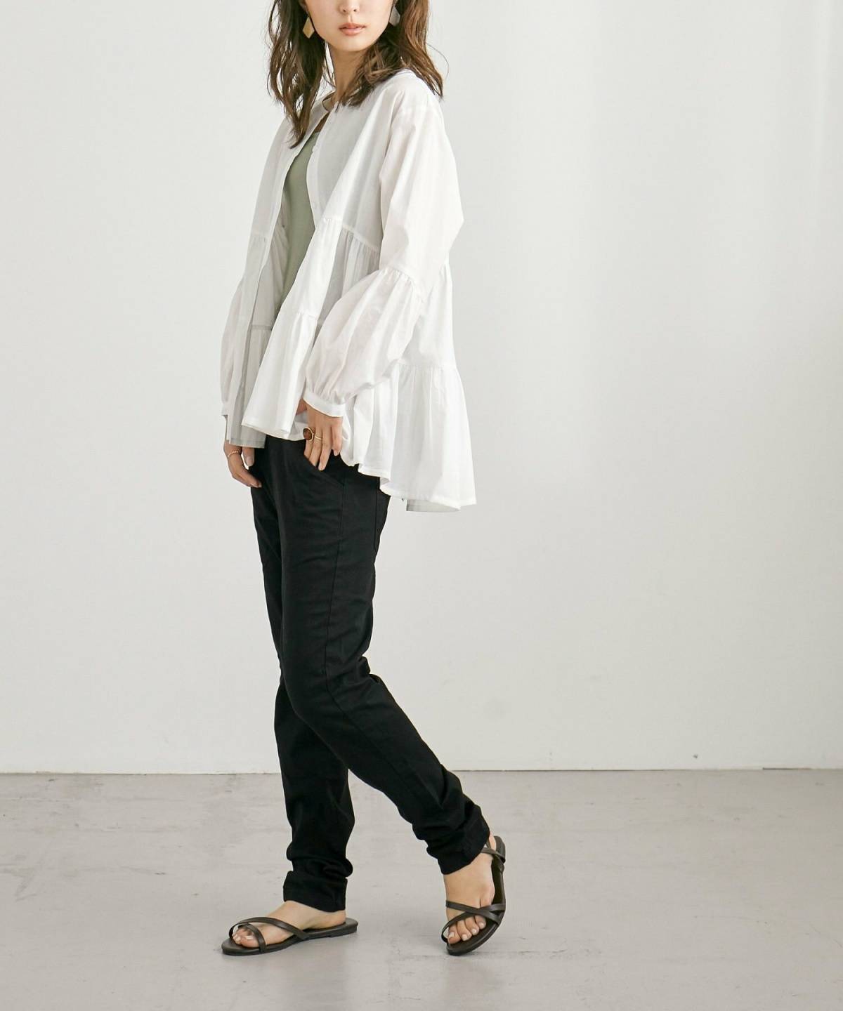 4月の沖縄コーデ スキニーパンツ