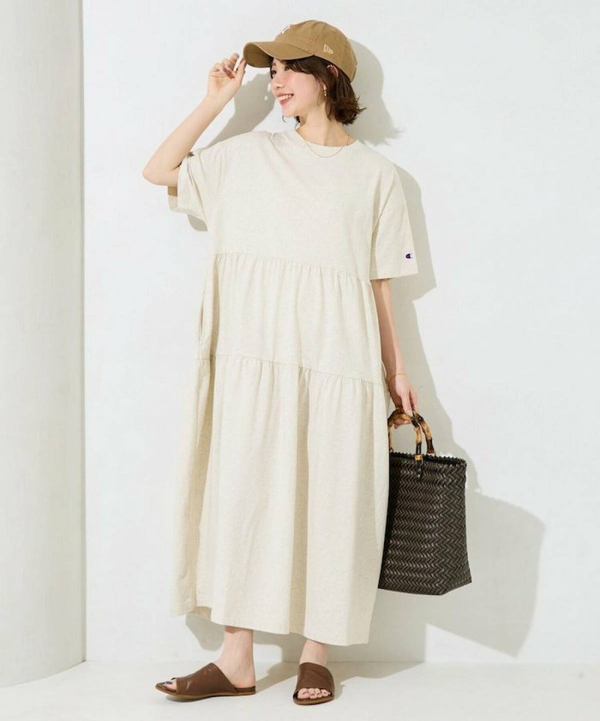 5月の沖縄コーデ Tシャツワンピース