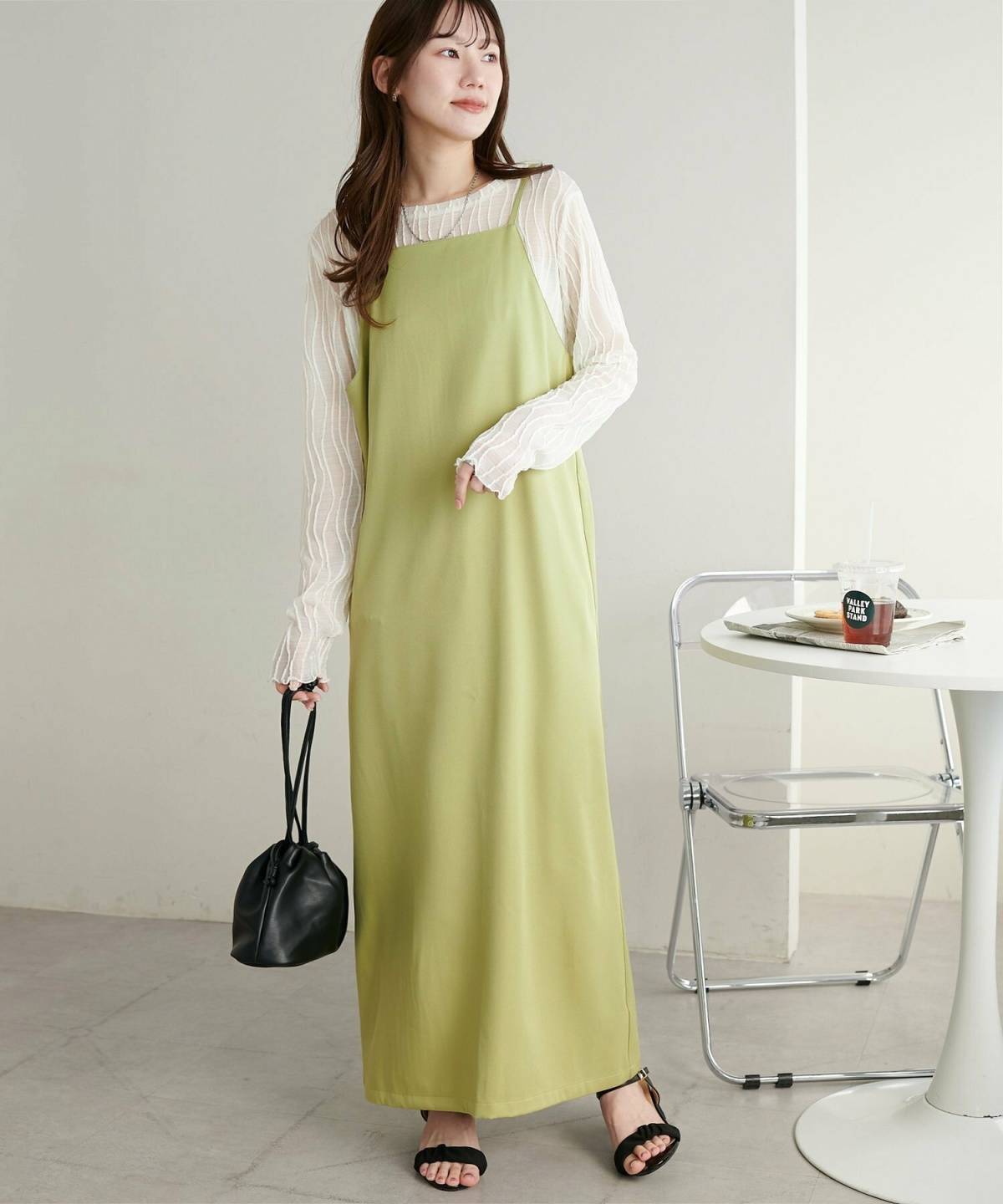 5月の沖縄コーデ キャミワンピース