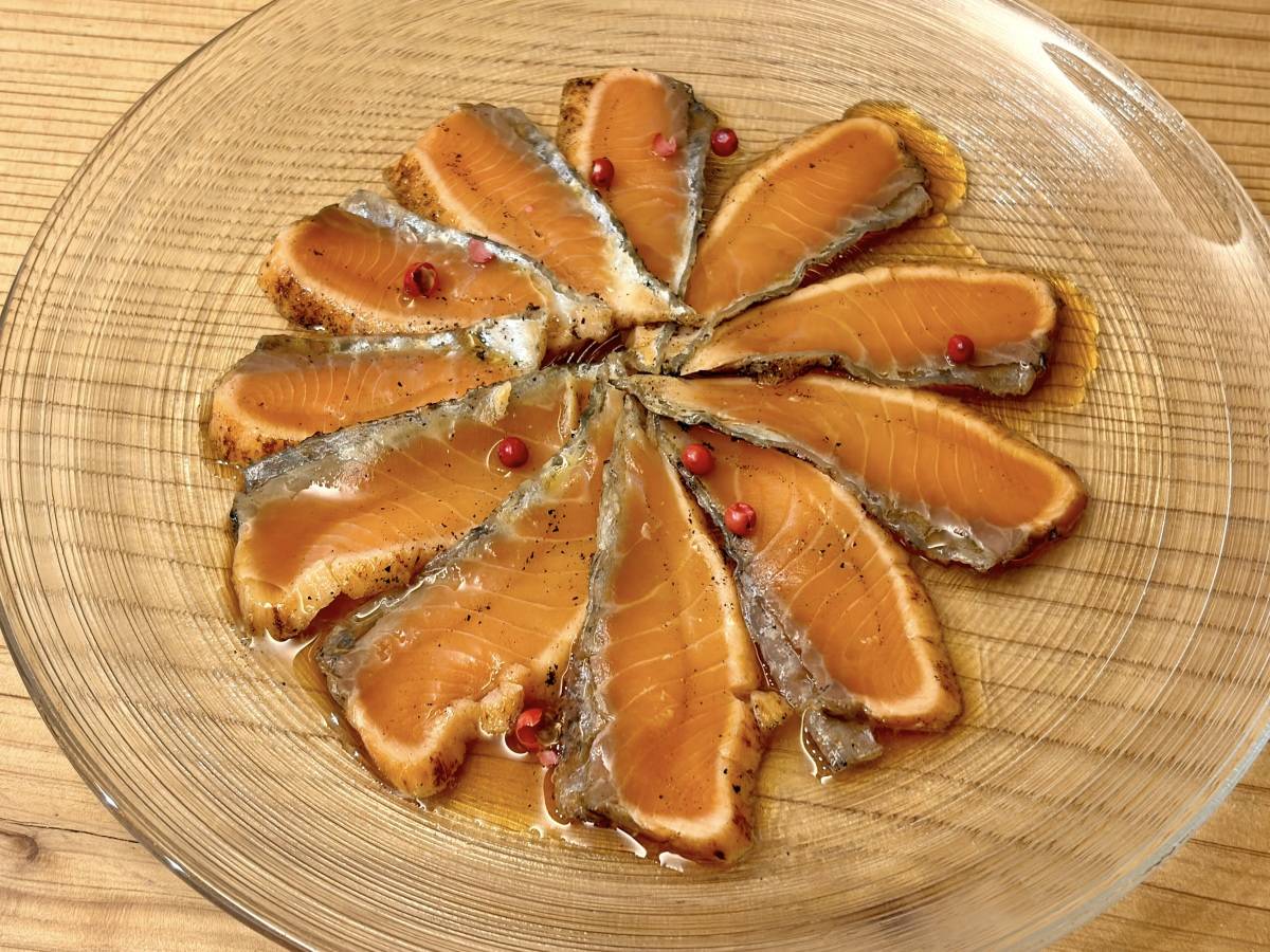 サーモンの旨みを感じるよ♪