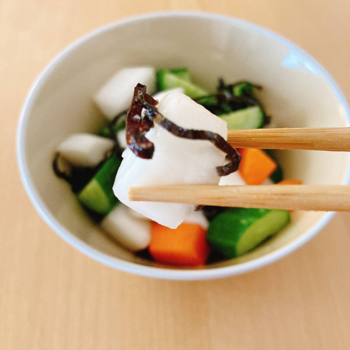 くらこん公式の「塩こんぶピクルス」のレシピ