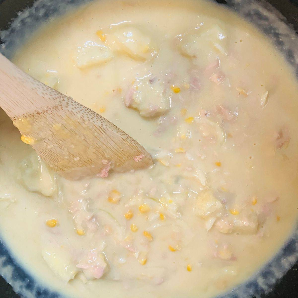 いなば公式の「ほくほくポテトのコーンクリームグラタン」のレシピ