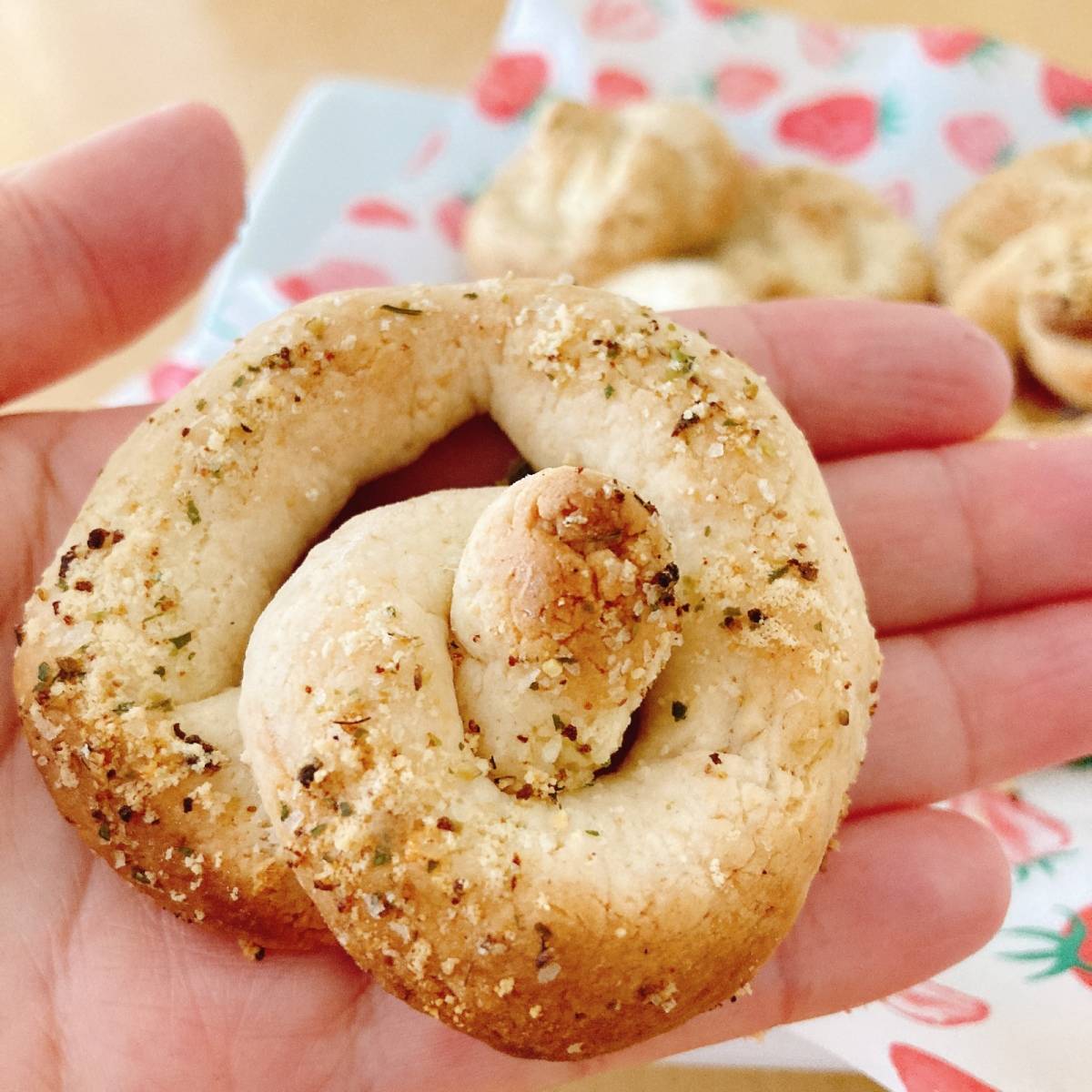 森永公式の「プレッツェル」のレシピ