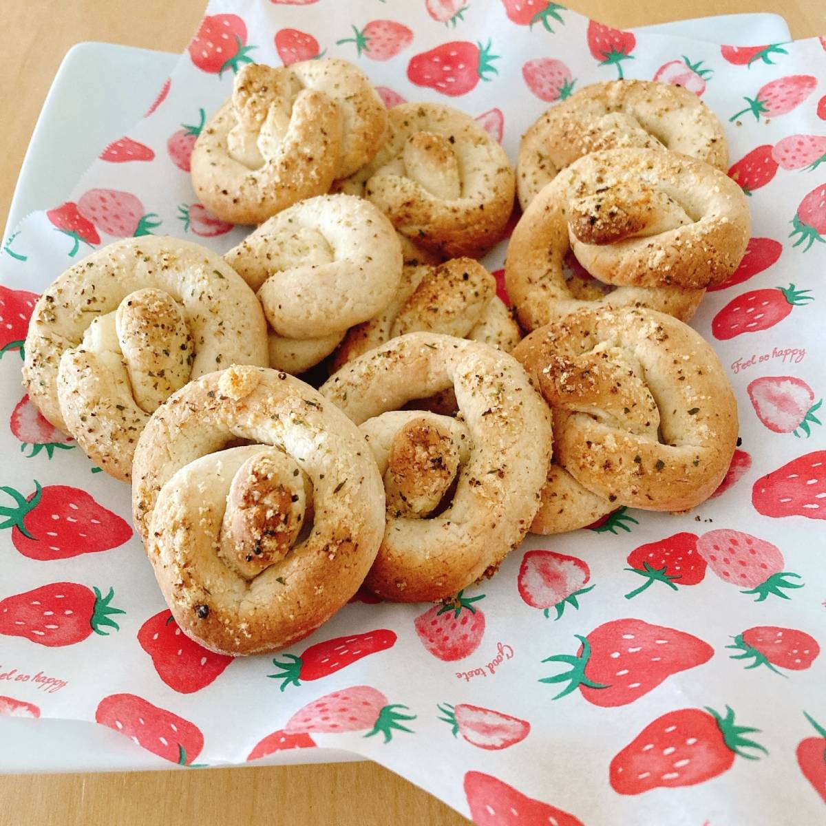 森永公式の「プレッツェル」のレシピ