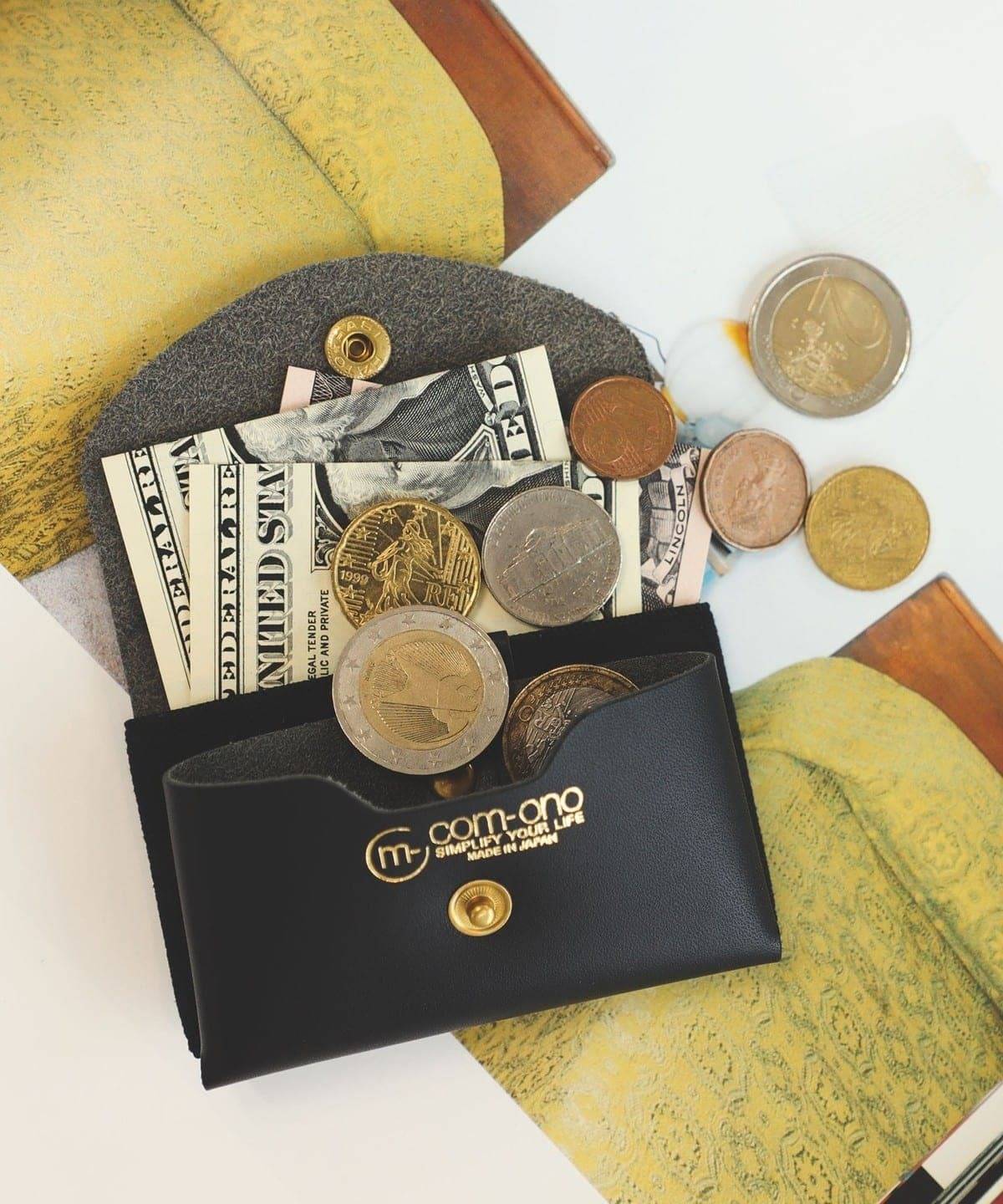 【別注】com-ono / レザー ミニ ウォレット 『TINY-001』